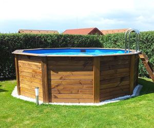 Echtholz Pools rund