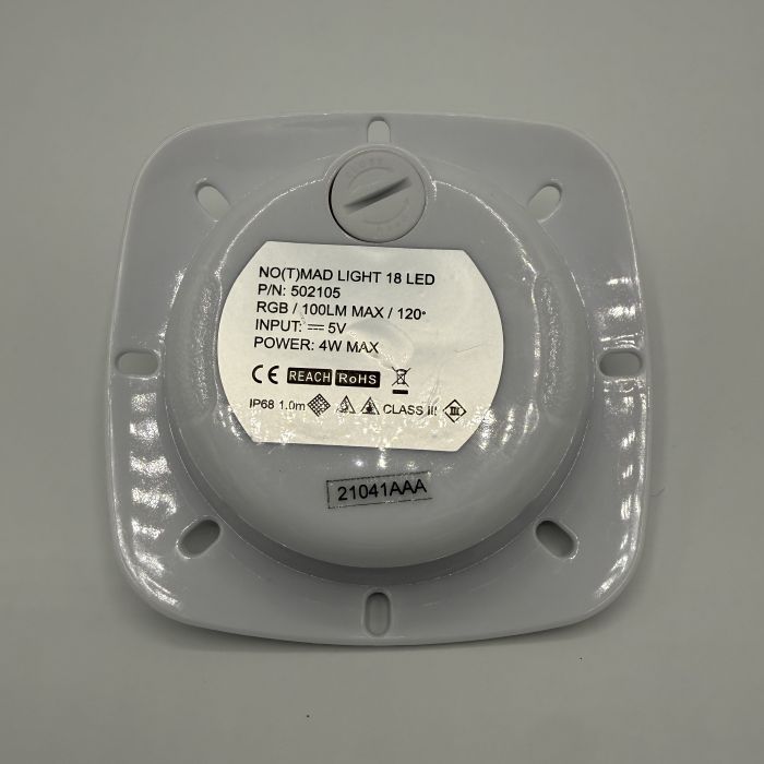 Seamaid LED-Scheinwerfer, mit Magnet, Kunststoff weiss/anthrazit, LED weiß/RGB