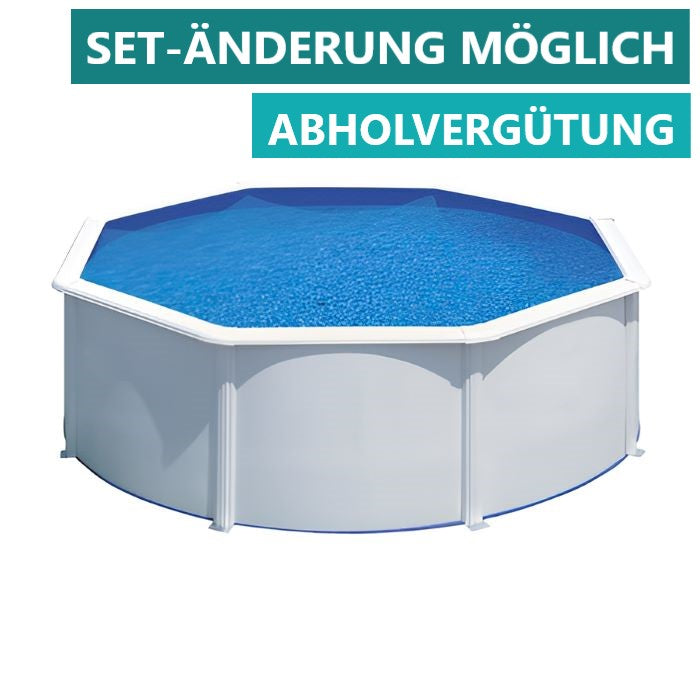 Gre Stahlwandpool Fidji 350x120 cm, LAGERND