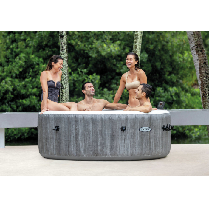 Intex Whirlpool PureSpa Greywood Deluxe, Ø 196x71 cm