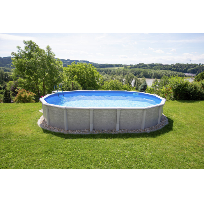 Steinbach Stahlwandpool Grande oval 549x366x135 cm