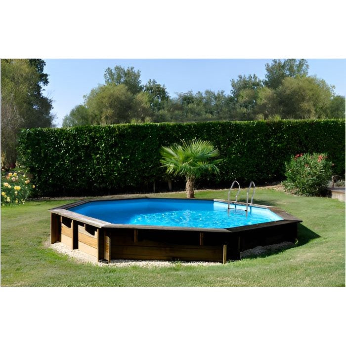 Gre Echtholzpool Vasto 428x136 cm