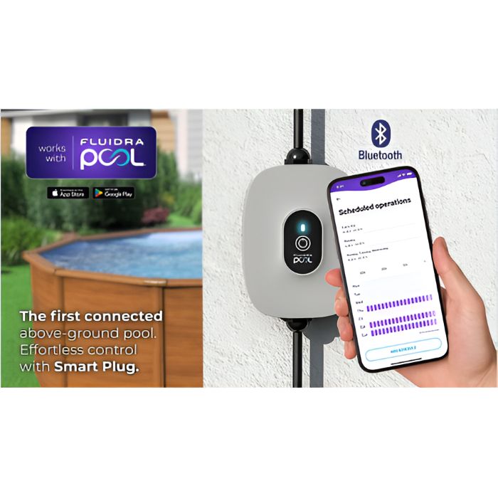 Gre Amazonia Stahlwandpool 610x375x132 cm – Smart Plug Stecker