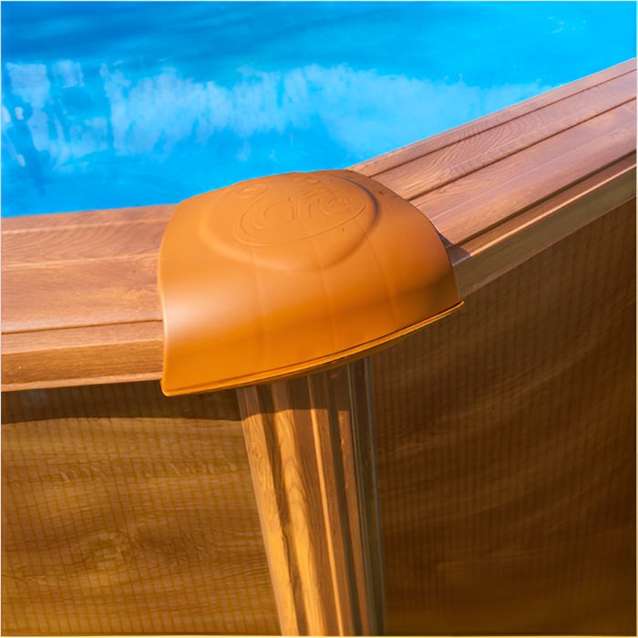 Gre Amazonia Stahlwandpool 610x375x132 cm – Handlauf und Abdeckung