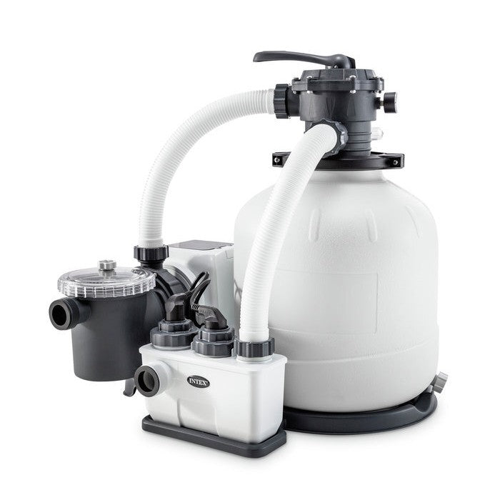 Intex Krystal Clear Sandfilteranlage & Salzwassersystem 8 m³, QX2600/ECO20220