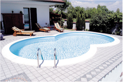 Stahlwandpool Compact achtform