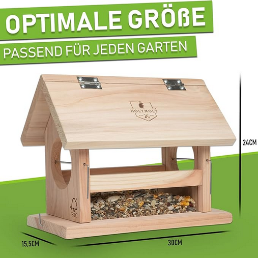 Vogelfutterhaus Holymoly Birdie 2.0