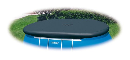 Intex Abdeckplane für Oval Frame Pool 549x305x107 cm