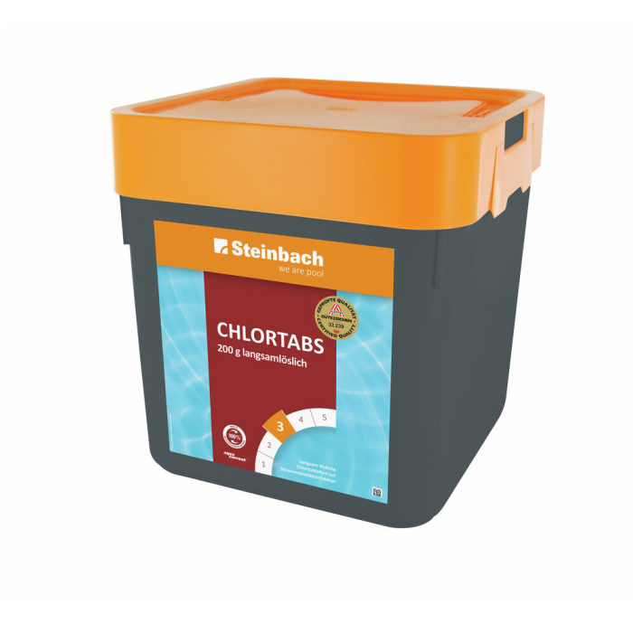 Steinbach Starterpaket Chemie, 4-teilig, 5 kg Chlortabs, 7,5 kg pH-Minus, 1 kg Chlorgranulat, 1 l Algezid (Kopie)