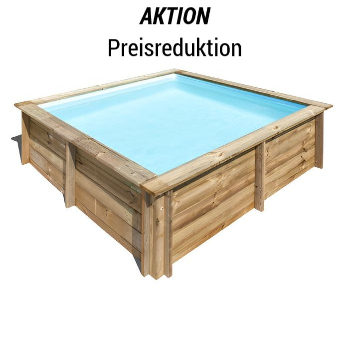 Aufgebauter Pool, Aktion Preisreduktion