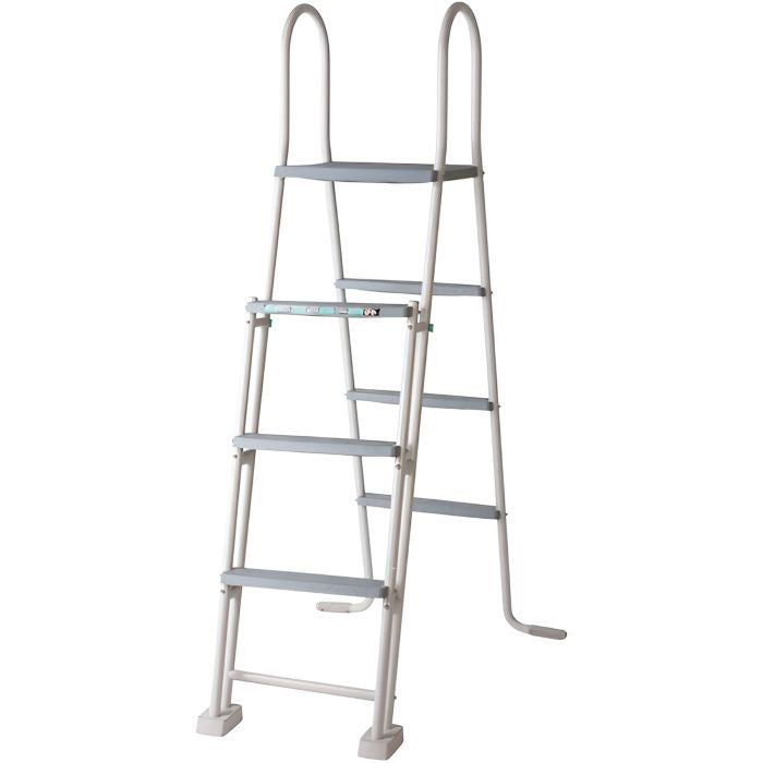Gre Sicherheitsleiter für Pools 120–132 cm Höhe, verzinkter Stahl