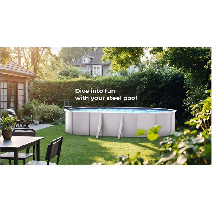 Gre Stahlwandpool Fidji 500x300x120 cm