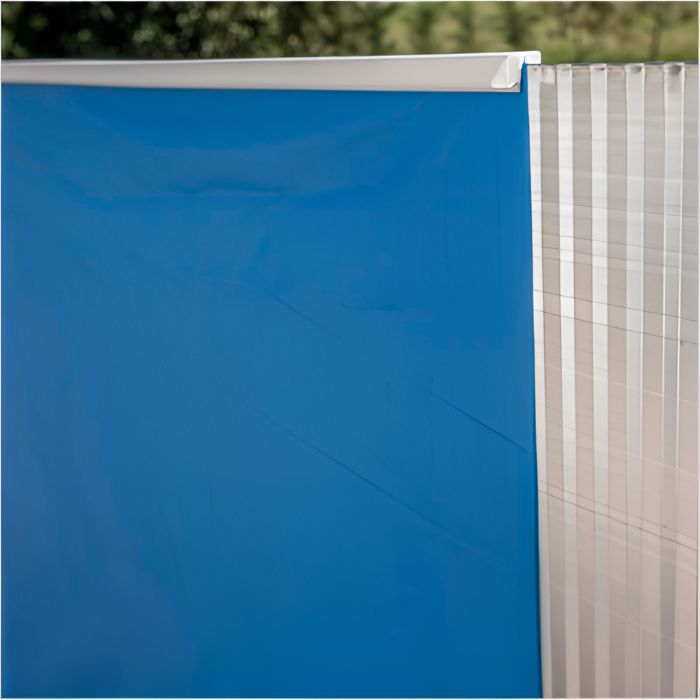 Gre Stahlwandpool Amazonia oval 610 x 375 x 132 cm – Poolfolie und Poolcoping