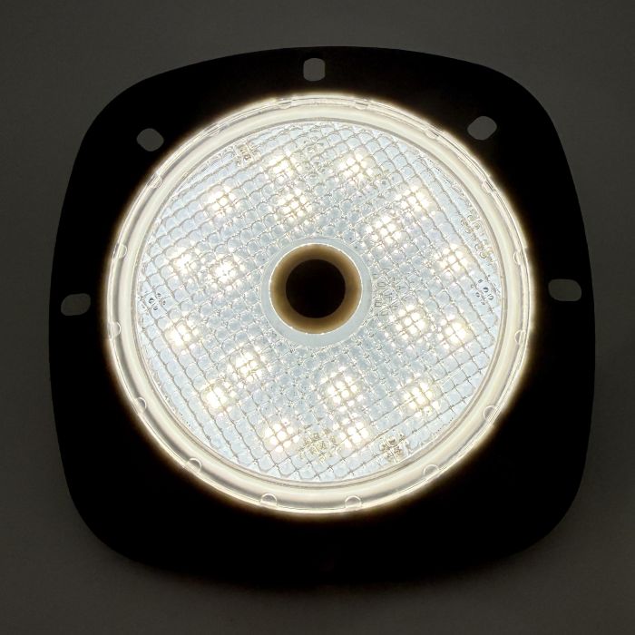 Seamaid  LED-Scheinwerfer, mit Magnet, Kunststoff weiss/anthrazit, LED weiß/RGB