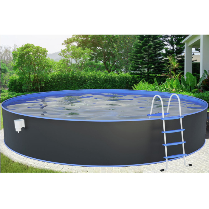 Steinbach Stahlwandpool Nuovo Ø 350x120 cm, anthrazit