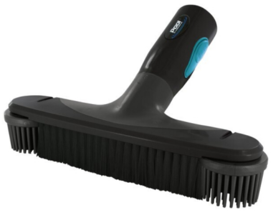 Steinbach Pool Professional Beckenbürste kurz 25 cm – flexible Kunststoffbürsten für schonende Poolfolien-Reinigung