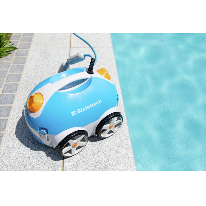 Steinbach Poolrunner S63 Seitenansicht – integriertes Filtersystem 15.000 l/h