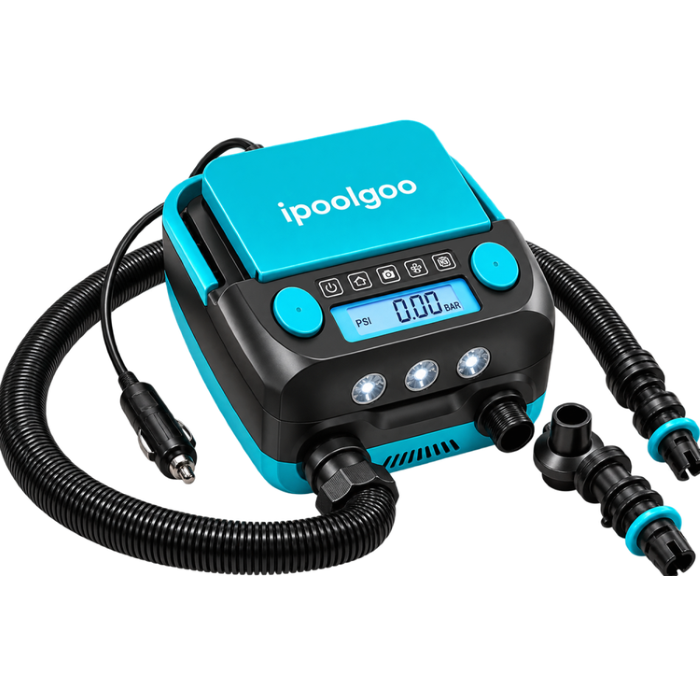 iPoolGo elektrische Akku-Luftpumpe mit 6.000 mAh